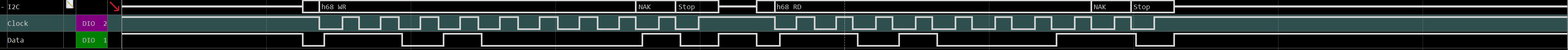 AD0=H の実機に 0x68 で呼びかけたときのデコード画面